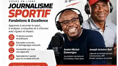 Visuel du cours de journalisme sportif